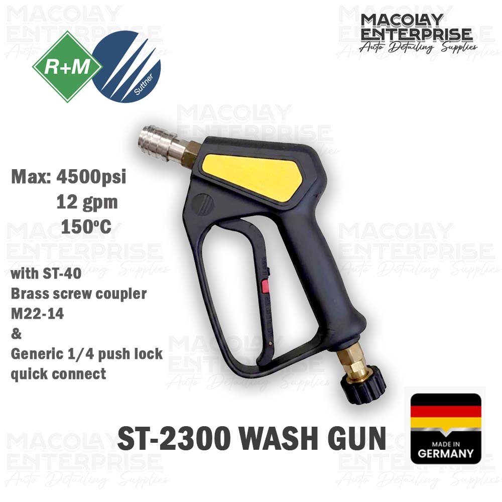 PA-035 Suttner ST-2300 Pressure Washer Gun Made in Germany