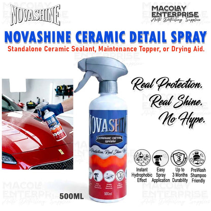 NovaShine Ceramic Spray Sealant 500ml Easy Application Hyrophobic