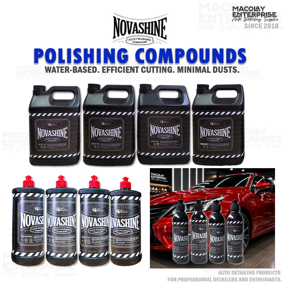NovaShine Compounds in GALLON Extra Heavy Cut, Heavy Cut, Polishing, Jewelling