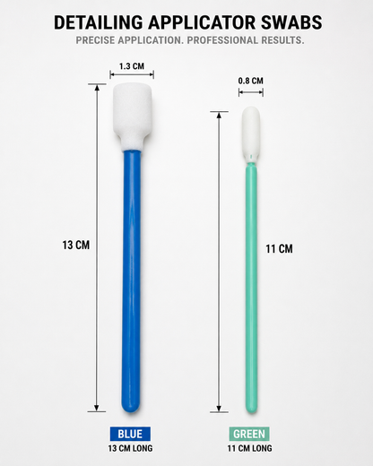 DT-043 Premium Foam Tip Detailing Swab, Coating or Wax Applicator on Tight Areas