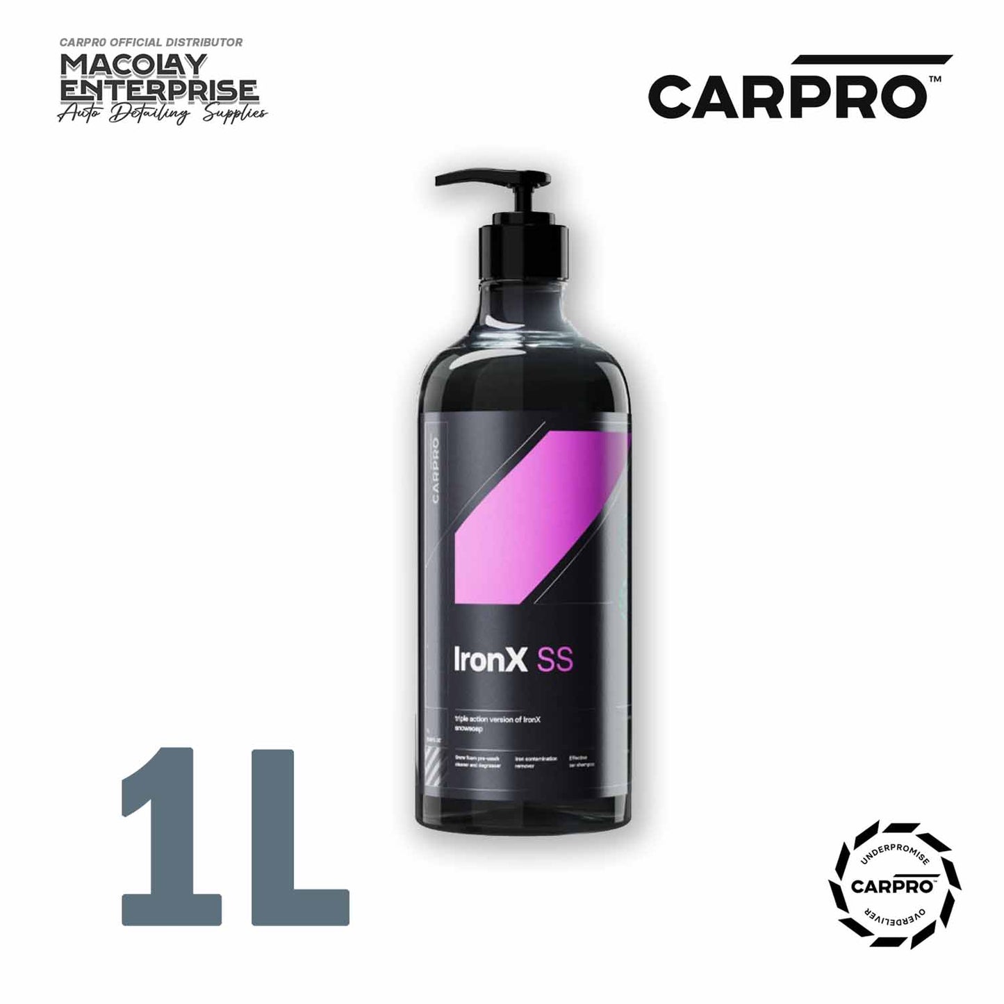 CarPro IronX SS SnowSoap 500ml or 1Liter