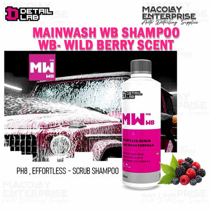 Detail Lab MW-WB Wild Berry Main Wash pH8 Shampoo 500ml
