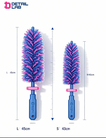 WH-01G Detail Lab Christmas Tree SOFT Car Wheel Pink Blue Brush