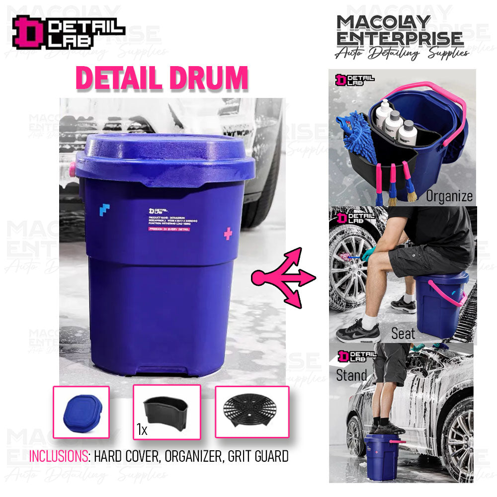 DT-045 Detail Lab Detail Drum Wash Bucket Multi-Purpose Bucket
