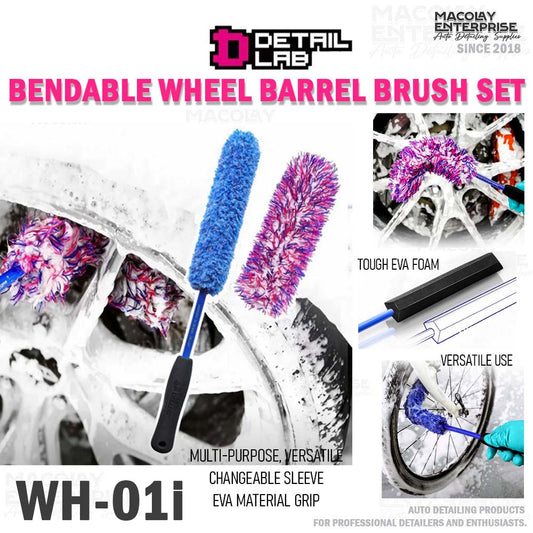 WH-01I Detail Lab Bendable Wheel Well Brush Set