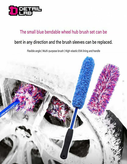 WH-01I Detail Lab Bendable Wheel Well Brush Set