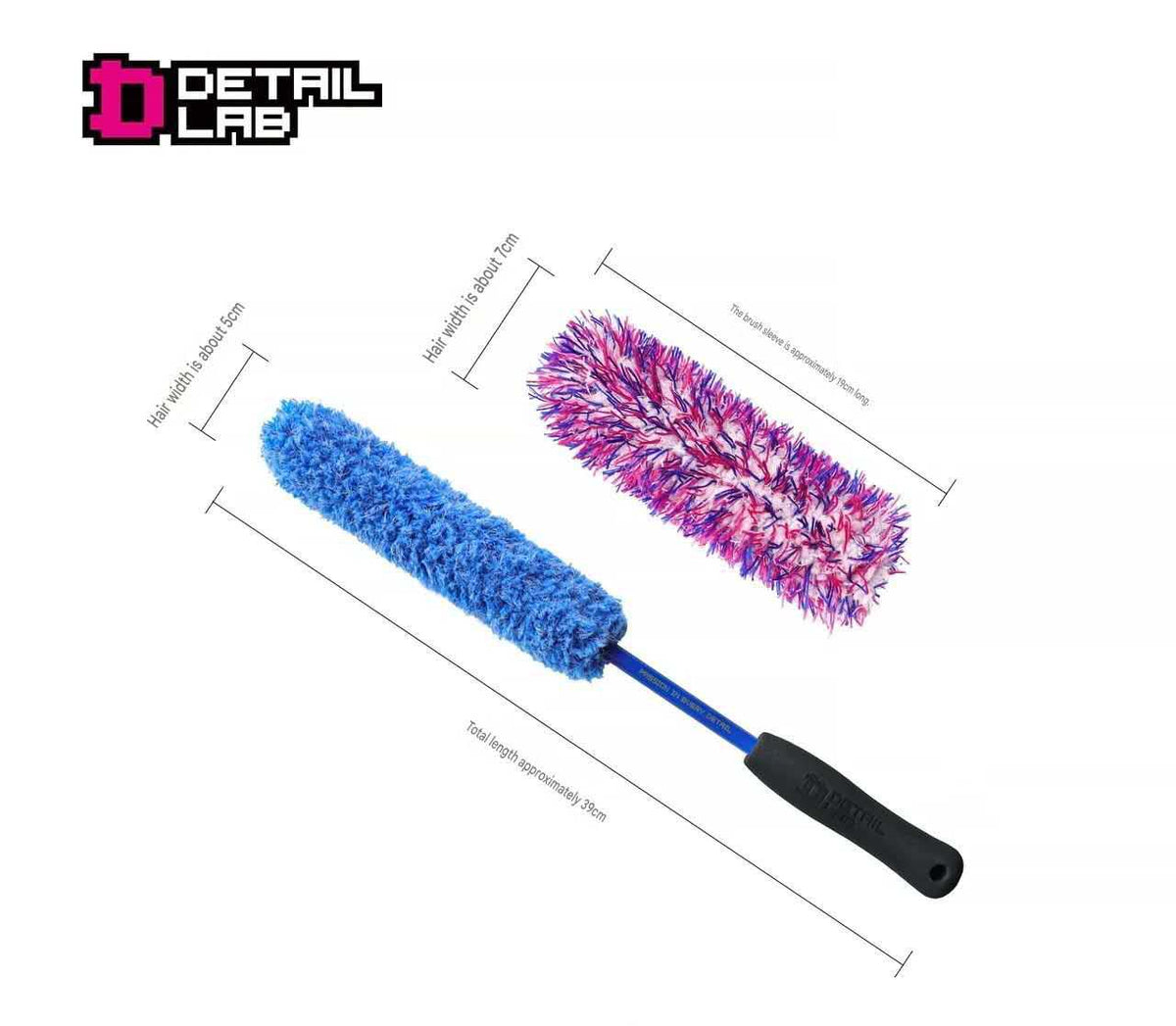 WH-01I Detail Lab Bendable Wheel Well Brush Set