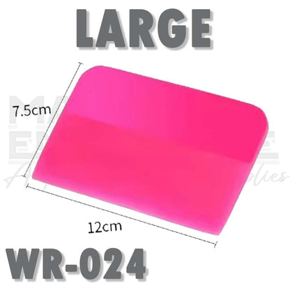 WR-024 Medium Hard PINK Rubber Squeegee for PPF