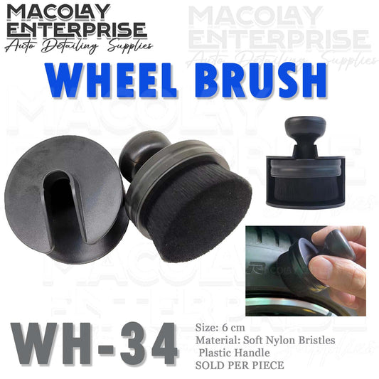 WH-34 Firm Soft Bristles Tire Dressing Applicator Brush