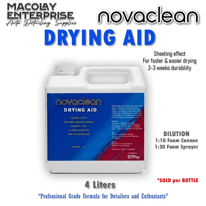 Novaclean PreWash and Drying Aid for Car Wash 500ml or 1 Gallon