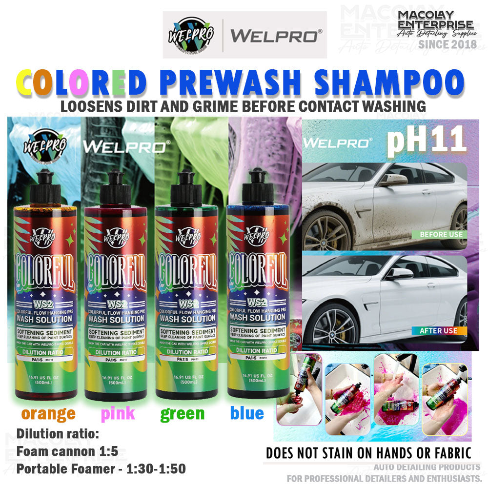 Welpro Colorful Pre-wash Shampoo pH11 Contactless Shampoo