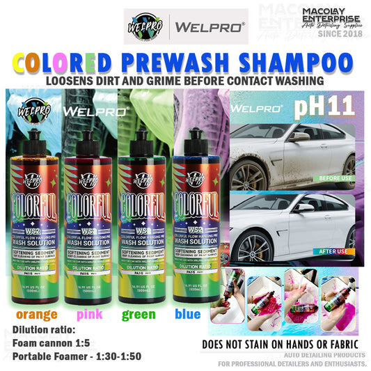 Welpro Colorful Pre-wash Shampoo pH11 Contactless Shampoo