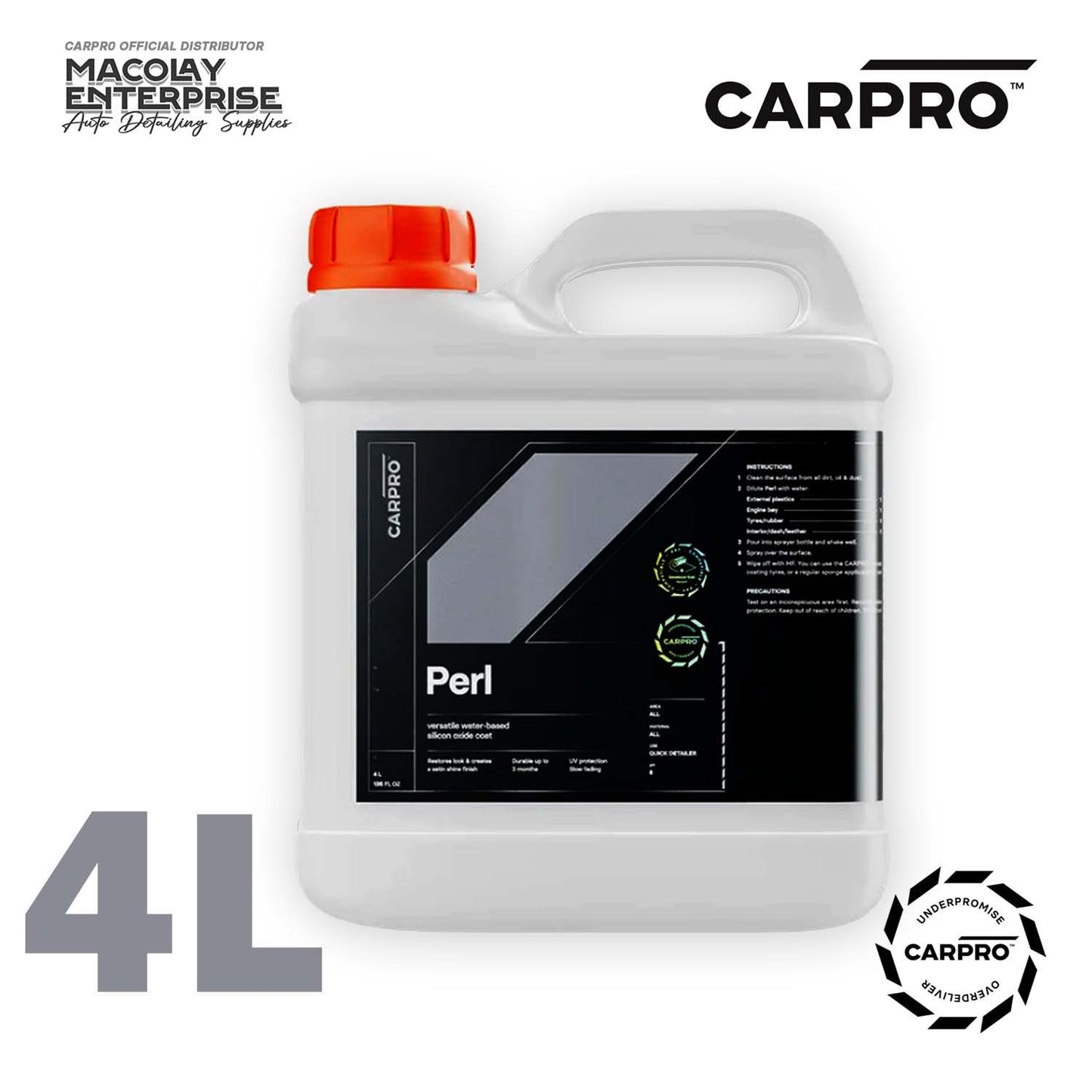 CarPro PERL Plastic Engine Rubber and Leather Dressing