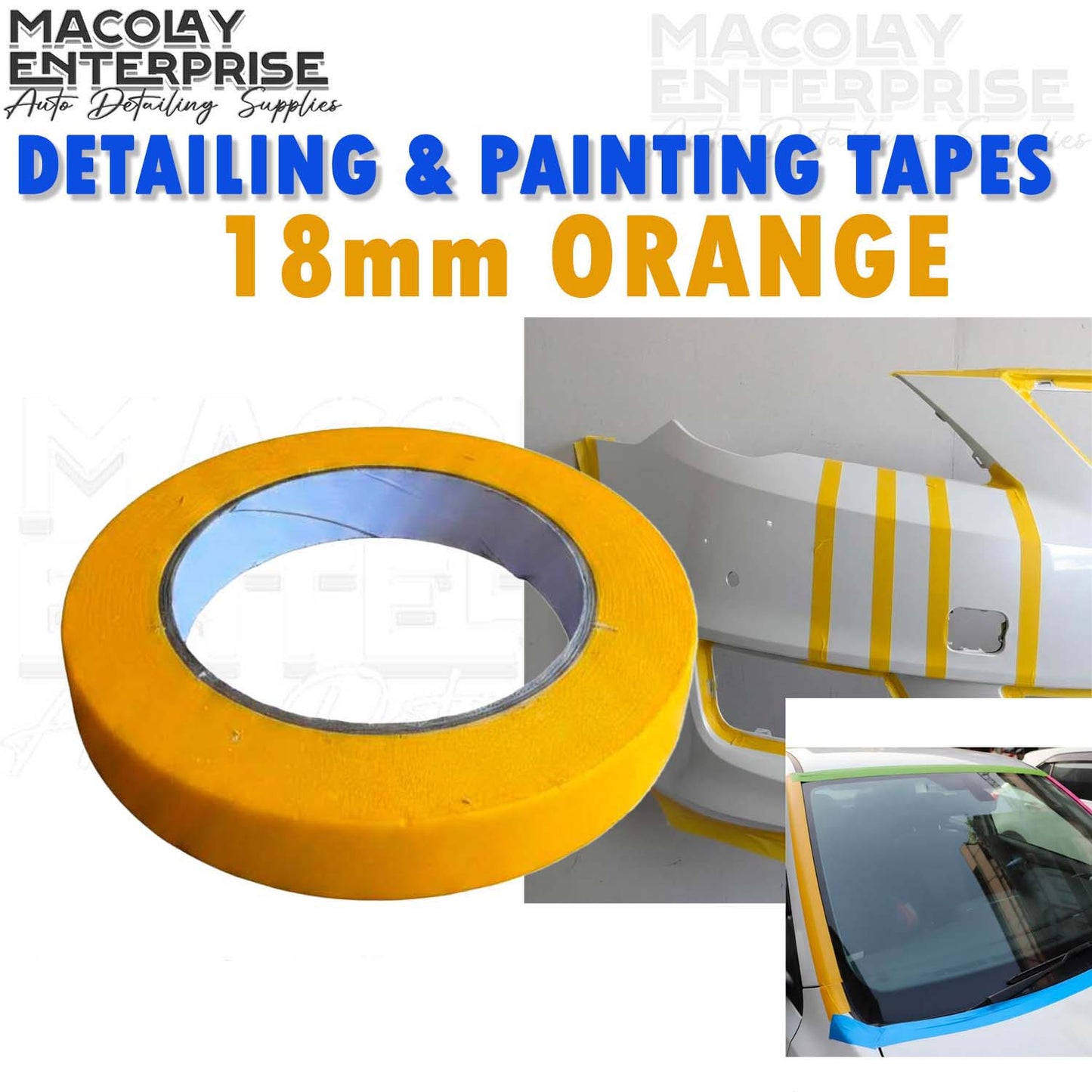 DT-039 Colored Detailing Tapes 50meters 18mm or 30mm