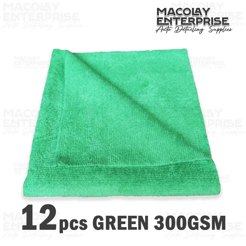 300gsm 40x40cm Premium Color Edgeless Detailing Microfiber Towel