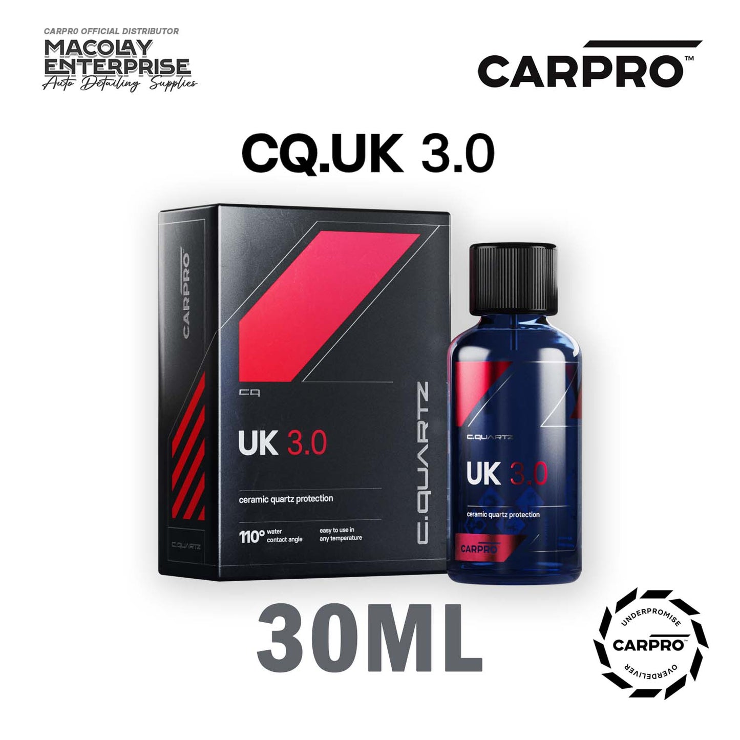 CarPro CQUARTZ UK 3.0 Ceramic Quartz Coating