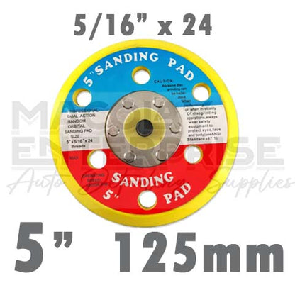 PO-001 Backing Plate 5/16" x24 thread for 6" & 5" Dual Action Polisher