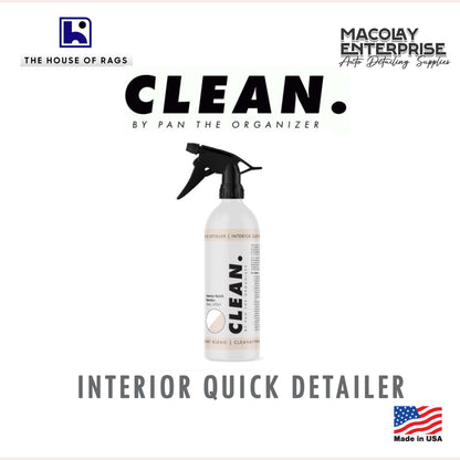 CLEAN. by Pan the Organizer Interior Quick Detailer 16oz