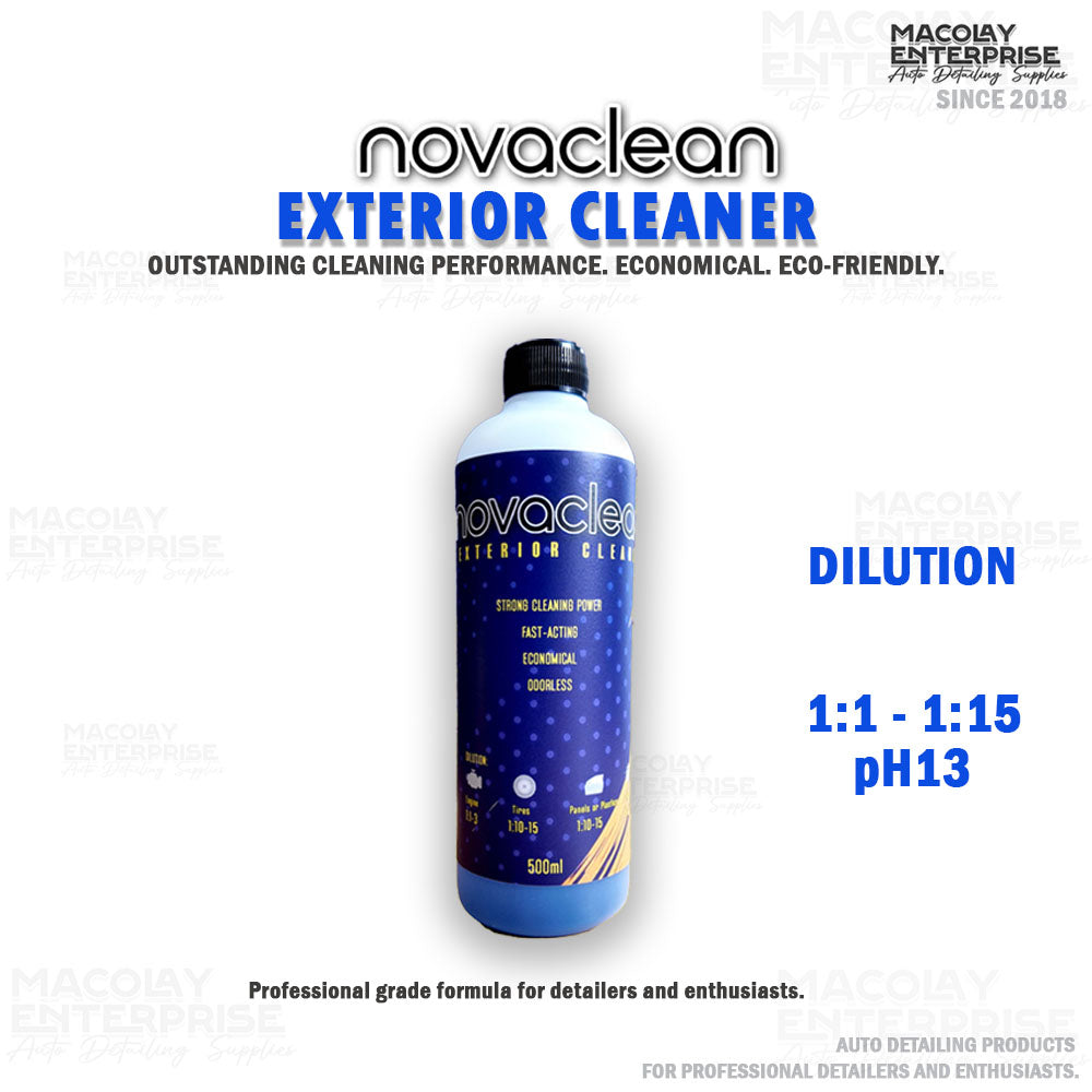 Novaclean Interior Cleaner or Exterior Cleaner 500ml or 4L