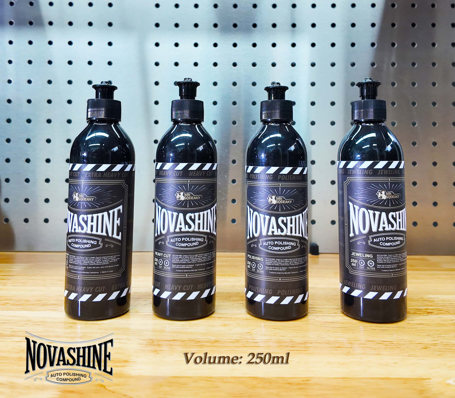 NovaShine Compounds Extra Heavy Cut, Heavy Cut, Polish