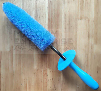 WH-01B Blue Med Soft Wheel Brush