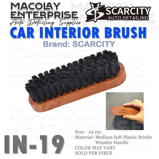 IN-19 Scarcity Small Size Plastic Bristle Car Upholstery Brush
