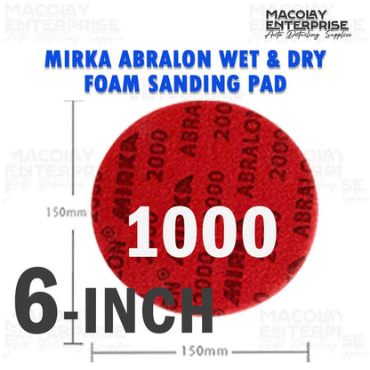 PO-024 Mirka Abralon Wet and Dry Foam Sanding Disc, Sanding Pad