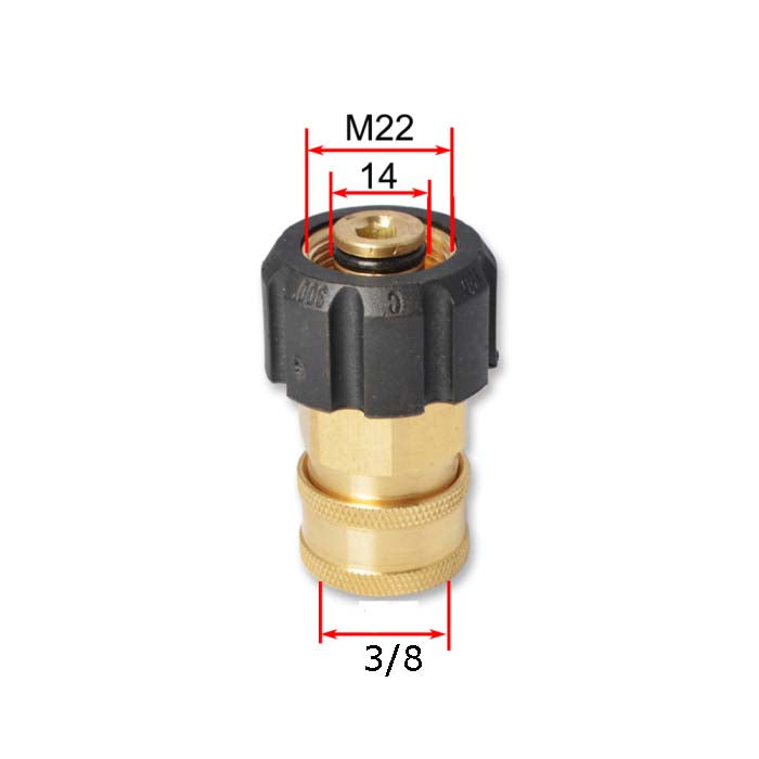 F11 Pressure Washer Twist Connect QC Socket Plug High Pressure Fittings