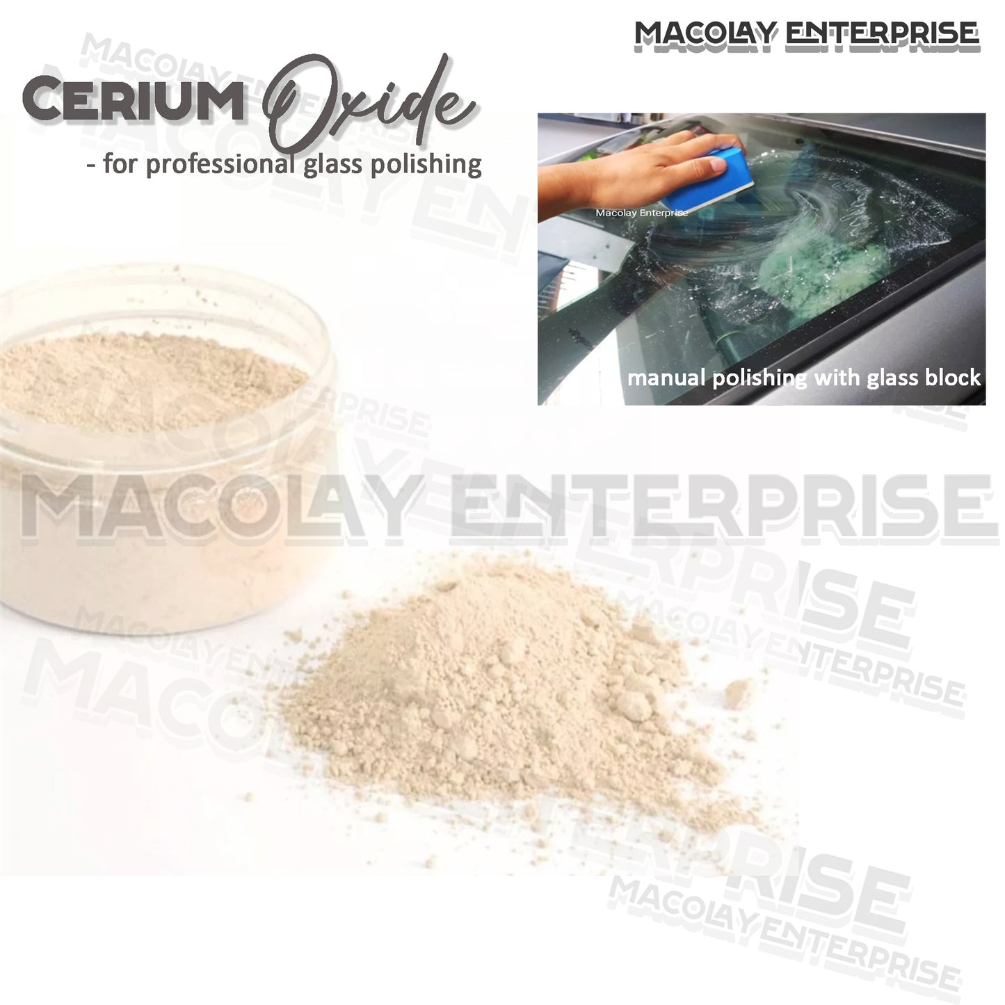 Cerium Oxide Powder 3.5 micron 100g