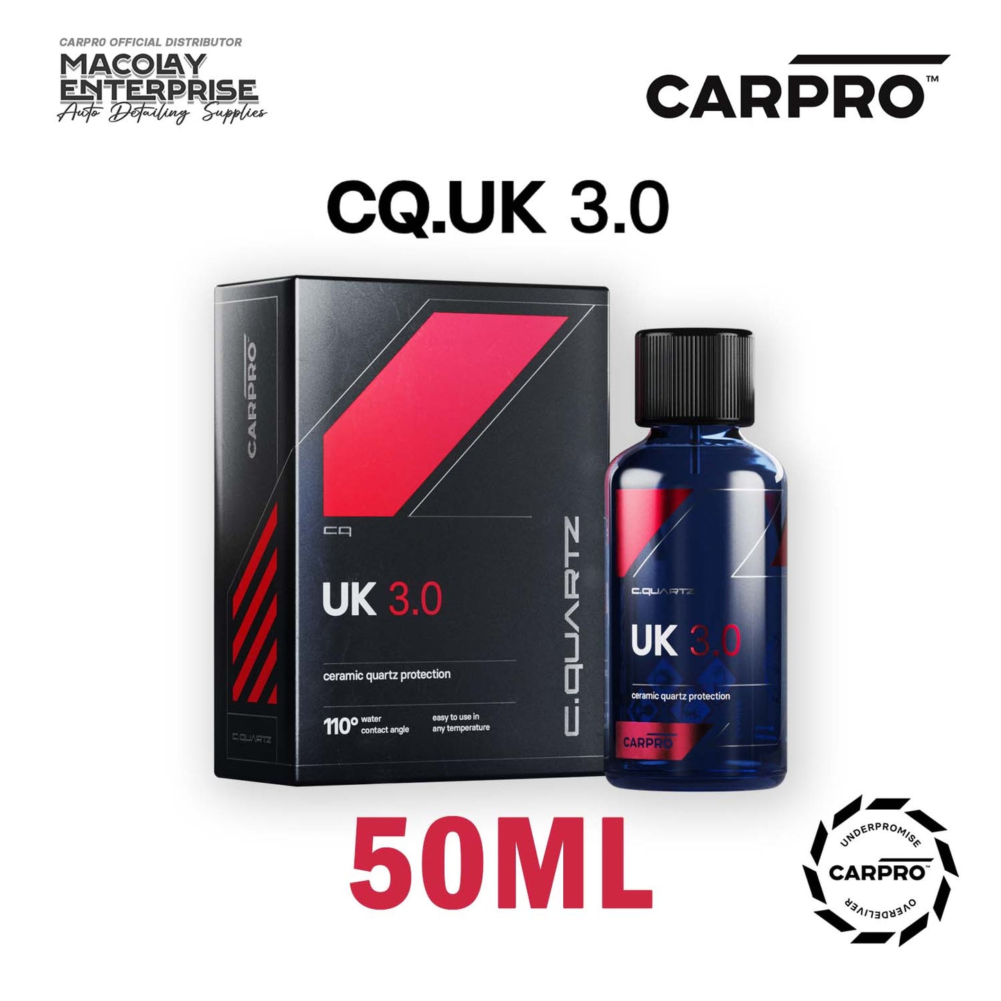 CarPro CQUARTZ UK 3.0 Ceramic Quartz Coating
