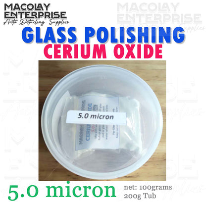 Cerium Oxide Powder Car Glass Polish 3.5 or  5.0 micron 100g