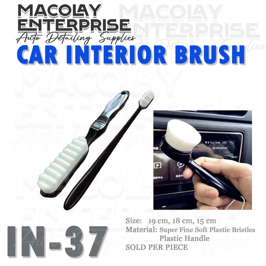 IN-37 Super Fine & Soft Bristle Piano Finish Car Interior Brush