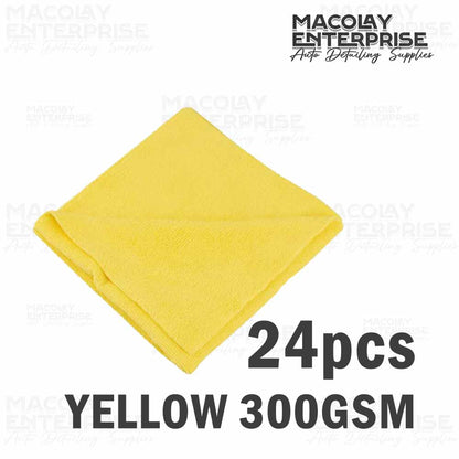 300gsm 40x40cm Premium Edgeless Car Detailing Microfiber Towel