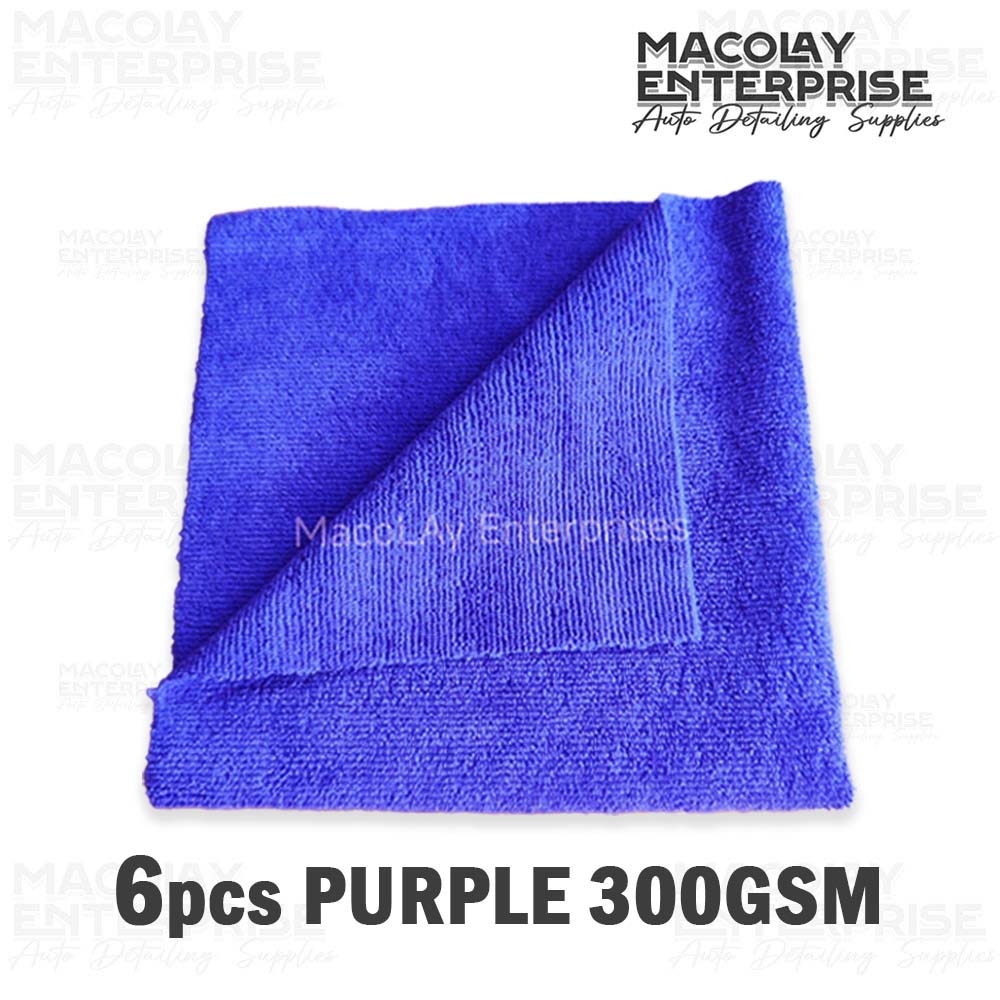 300gsm 40x40cm Premium Color Edgeless Detailing Microfiber Towel
