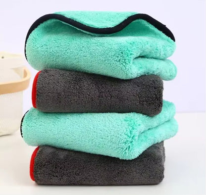 1200gsm40x40cm Premium Thick Microfiber Car Buffing Towel