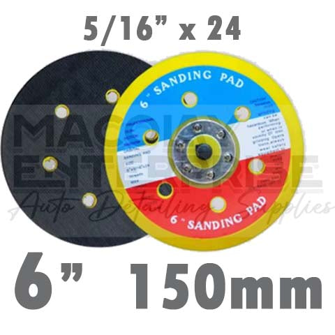 PO-001 Backing Plate 5/16" x24 thread for 6" & 5" Dual Action Polisher
