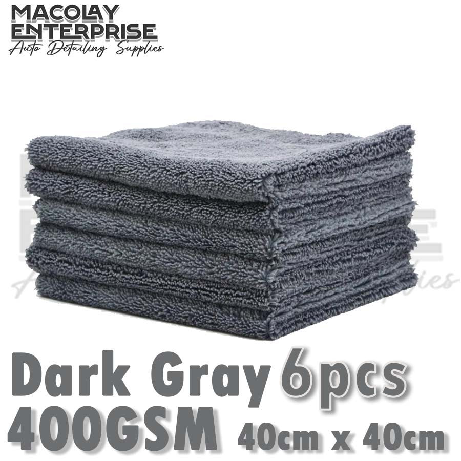 400gsm 40x40cm Edgeless Dual Pile Microfiber Detailing Towel