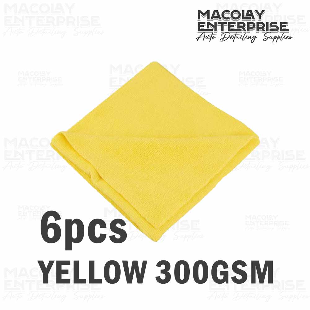 300gsm 40x40cm Premium Color Edgeless Detailing Microfiber Towel