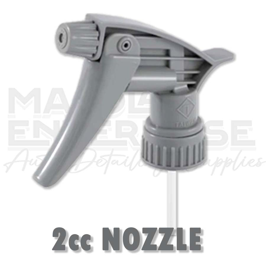 SP-003 Chemical Resistant Sprayer 1 Liter Detailing White or CLEAR Bottle