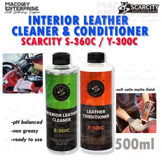 Scarcity Interior Leather Cleaner or Leather Conditioner 500ml