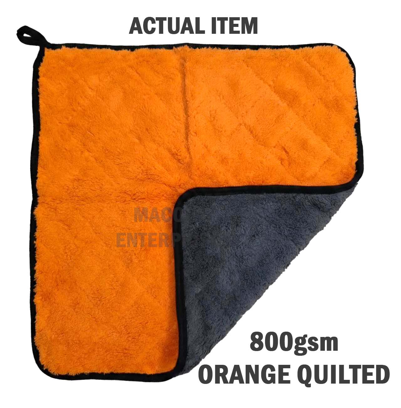 800gsm 40x40cm Microfiber Car Detailing Buffing Towel