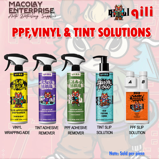 WR-108 QILI PPF, VInyl and Tint Solutions Adhesive Remover, Tint Slip Solution, PPF Slip Solution , Wrapping Aide