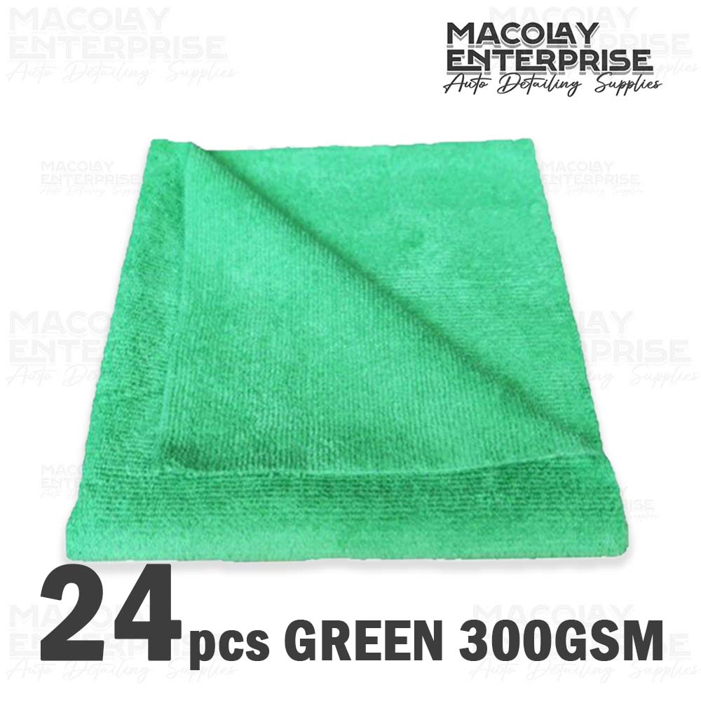 300gsm 40x40cm Premium Color Edgeless Detailing Microfiber Towel