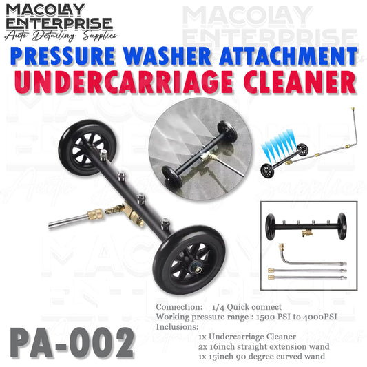 PA-002 High Pressure 2 in 1 Undercarriage Cleaner and Water Broom for Underwash