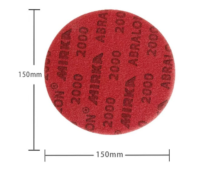 PO-024 Mirka Abralon Velcro Type Wet and Dry Foam Sanding Disc