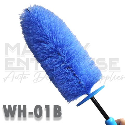 WH-01B Blue Med Soft Wheel Brush