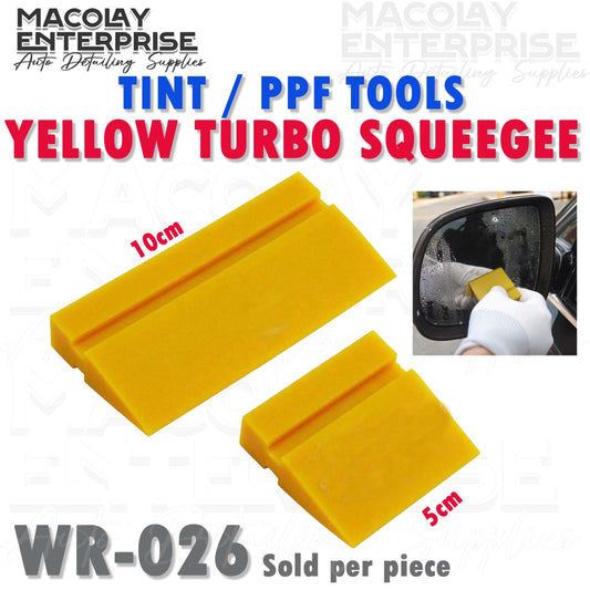 WR-026 5cm or 10cm Yellow TURBO Squeegee for PPF