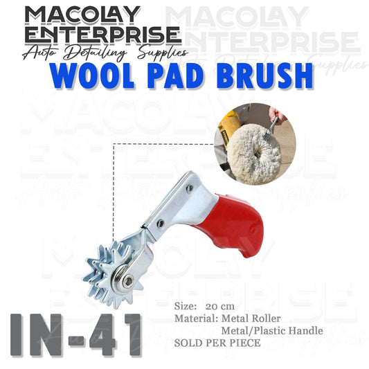 IN-41 Metal Buffing Wool Pad Brush, Wool pad Cleaner