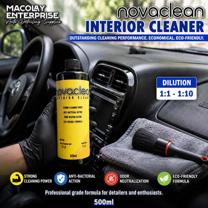 Novaclean Interior Cleaner or Exterior Cleaner 500ml or 4L