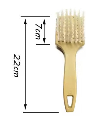 IN-10 Nylon Bristle Ergonomic Handle Car Uphostery Brush